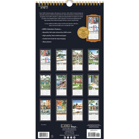 Calendrier Lang Country Welcome vertical